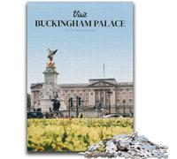 Puzzle Visita Buckingham Palace per adulti e adolescenti, puzzle antistress, sfida difficile per la decorazione della casa per 14+ 1000 pezzi (50x75cm)