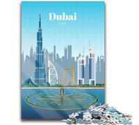 Puzzle Visita Dubai per adolescenti da 1000 pezzi, per età 14+, giochi divertenti, attività divertenti a casa, regali di compleanno, regali di viaggio, 2000 pezzi (70x100cm)