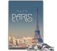 Puzzle "Visita Parigi" da 1000 pezzi per adolescenti, regalo di compleanno per trascorrere il tempo in casa, regali, decorazioni murali per 14+ anni, 2000 pezzi (70x100cm)