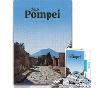 Puzzle Visita Pompei per adulti 1000 pezzi, gioco per famiglie antistress, sfida difficile, ottimi regali e giocattoli, 50x75cm