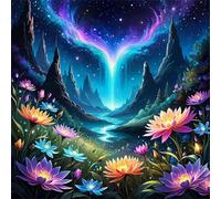 Puzzle Vista notturna del canyon, puzzle 200 pezzi per Adulti e Ragazzi 11x11inch, Intrattenimento Creativo, Sfide Divertenti, Bellissimi Regali per Gli Amanti dei Puzzles, puzzles Decor per Casa