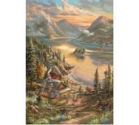 Puzzle vista sul lago 500 pezzi