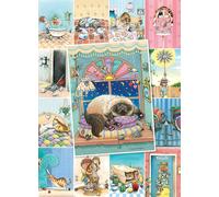 Puzzle Vita da Gatto XL 500 pezzi EUROGRAPHICS