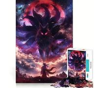 Puzzle Volpe a nove code da 1000 pezzi per adulti, sfida mentale, gioco per il tempo libero, dettagli nitidi, (50x75cm)