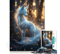 Puzzle "Volpe Bianca Mistica" per adulti, 1000 pezzi, gioco di logica e rilassante, decorazione murale di alta qualità (50x75cm)