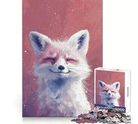 Puzzle "Volpe Felice" per adulti, 1000 pezzi, stimola la creatività, stimola il relax, completa il puzzle, è un regalo delizioso (38x52cm)