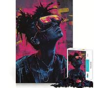Puzzle VR Vision da 1000 pezzi,gioco creativo con componenti robusti e di facile taglio,ideale da portare in viaggio,perfetto come regalo (50x75cm)