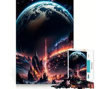 Puzzle Vulcano Terra 1000 pezzi Giocattolo di costruzione Focus Assemblaggio sicuro Giocattolo per le vacanze al chiuso (38x26cm)