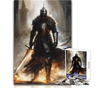Puzzle Warrior of The Darkness da 1000 pezzi per adolescenti, gioco di apprendimento del pensiero strategico, regalo significativo ideale per qualsiasi evento, dimensioni 38x52cm