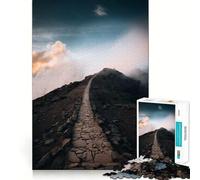 Puzzle "Way to Heaven" da 1000 pezzi per adolescenti stimola la mente,divertente,con taglio di alta precisione,attività rilassante e distensiva (38x26cm)