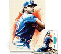 Puzzle "We Love Baseball" da 1000 pezzi,divertente gioco,con tecnologia di taglio laser avanzata,giocattolo per interni per le vacanze (38x52cm)