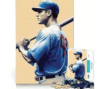 Puzzle "We Love Baseball" da 1000 pezzi,gioco di concentrazione mentale,taglio di precisione,bordi lisci,attività coinvolgente per serate tranquille (38x52cm)