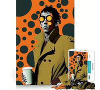 Puzzle We Love Coffee da 1000 pezzi,gioco cognitivo divertente,taglio di precisione, alleviare lo stress (38x52cm)