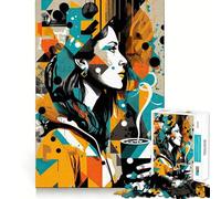 Puzzle "We Love Coffee Teenagers" da 1000 pezzi,gioco di memoria,incastro perfetto,nessun pezzo che si stacca,ideale da portare in viaggio,gioco per allenare la mente,regalo (50x75cm)
