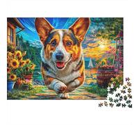 Puzzle Welsh Corgi Pembroke 1000 Pezzi | Difficile E Sfidante | Giochi Di Puzzle E Decorativo Per Casa 38x26cm/1000pcs