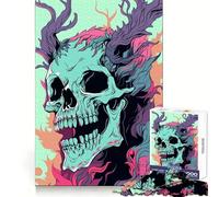 Puzzle Wendigo Pastel Vector Art da 1000 pezzi per adolescenti, stimolante per la mente, passatempo rilassante, facile da assemblare, regalo di Natale ideale (38x52cm)