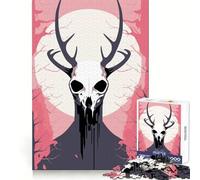 Puzzle Wendigo Vector Art Criptide per adulti, 1000 pezzi, esercizio mentale, fuga rilassante, lucchetto accogliente, (38x26cm)