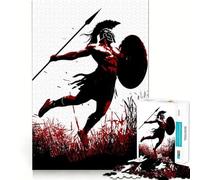 Puzzle "What A Spartan's Spears For" con 1000 pezzi,gioco di memoria,taglio di precisione,sfida interattiva per il cervello,ideale per la casa (38x26cm)