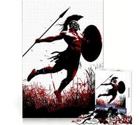Puzzle "What A Spartan's Spears For" da 1000 pezzi per adulti, stimolante per la mente, divertente e rilassante, con bordi uniformi, un regalo premuroso (50x75cm)