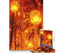 Puzzle When The Lantern Light per adolescenti, 1000 pezzi, pratica logica, calma, momenti di relax, bordi puliti, (50x75cm)