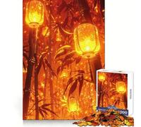 Puzzle "When The Lantern Light" per adulti, 1000 pezzi, esercizio mentale, relax consapevole, confezione regalo speciale (38x26cm)