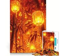 Puzzle "When The Lantern Light" per ragazzi,1000 pezzi,stimola la mente,divertente,con componenti robusti e facili da tagliare,un'attività di gruppo emozionante (38x52cm)
