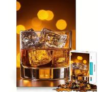 Puzzle "Whiskey on the Rocks" da 1000 pezzi,gioco interattivo "Think Boost",incastro perfetto,nessun pezzo si stacca,sfida cerebrale per la casa (50x75cm)