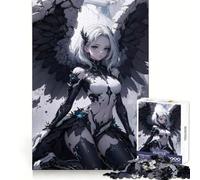 Puzzle White Devil Angel per adolescenti, 1000 pezzi, stimolanti per la concentrazione, per un relax piacevole, con incastri perfetti, il miglior regalo (50x75cm)