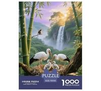 Puzzle White Stork 1000 Pezzi Per Adulti, Puzzle Con Bamboo Forest, Giocattolo Educativo, Regalo Per Bambini E Adulti 70x50cm/1000pcs