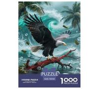 Puzzle White-tailed Eagle A 1000 Pezzi, Puzzle Tropical Storm Ocean View Adulti, Gioco Diabilità Impossibile Puzzle Pittura Giochi Rilassamento E Intelligenza Regali Di Festa 70x50cm/1000pcs