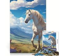 Puzzle Wild Grace da 1000 pezzi per adulti, regalo per stimolare la mente, ideale per il relax e il divertimento, con chiusura di sicurezza, perfetto per Natale (38x52cm)