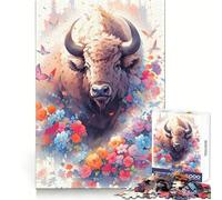 Puzzle Wild One da 1000 pezzi per adolescenti, stimola la memoria, rilassa la mente, divertente, si incastra perfettamente, perfetto per Natale (38x26cm)
