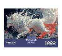 Puzzle Wolf A 1000 Pezzi, Puzzle Cloud And Mist Background Adulti, Gioco Diabilità Impossibile Gioco Intellettivo Familiare Arredamento Domestico 70x50cm/1000pcs