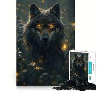 Puzzle Wolf Sparks da 1000 pezzi,Memory Train,divertente,superficie liscia e priva di sbavature,sfida stimolante per il tempo libero (50x75cm)