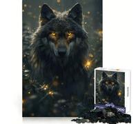 Puzzle Wolf Sparks per ragazzi, 1000 pezzi, benessere mentale, rilassante, divertente, a incastro perfetto, (38x26cm)