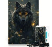 Puzzle Wolf Sparks per ragazzi,1000 pezzi,gioco di abilità mentale,taglio laser per un incastro perfetto,momento di tranquillità,esercizio mentale a casa (38x52cm)