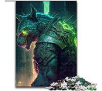 Puzzle Wolf Warrior da 1000 pezzi per adulti, regali, modelli da assemblare, attività divertenti da fare a casa, regalo di compleanno, regali da viaggio (50x75cm)