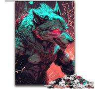 Puzzle Wolf Warrior per adolescenti da 2000 pezzi, difficili da completare ma divertenti e spiritosi, regalo di compleanno, regali, arte murale (70x100cm)