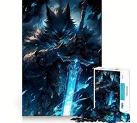 Puzzle Wolfknight da 1000 pezzi,gioco creativo per sviluppare le capacità cognitive,componenti robusti e facili da tagliare,ideale da portare in viaggio,gioco per allenare la mente (50x75cm)