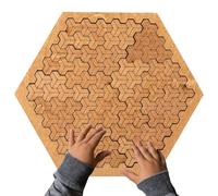 Puzzle Wood Adult - Set premium puzzle, Brain Game | Puzzle di dallo stress educativo, giocattolo teaser cerebrale in legno, sviluppo delle abilità motorie, intrattenimento familia
