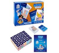 Puzzle Word Game, Space Logic Thinking Board Game Graphics Matching Puzzle in famiglia per bambini e adulti (blu)