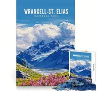 Puzzle Wrangell St Elias National Park per ragazzi, 1000 pezzi, stimolante per la mente, divertente e rilassante, con bordi precisi Un regalo perfetto (50x75cm)