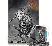 Puzzle Wukong da 1000 pezzi,gioco di abilità mentale,taglio di precisione,hobby affascinante per i momenti di svago (38x52cm)