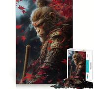 Puzzle Wukong Il Re Scimmia 1000 pezzi Gioco di logica e pensiero creativo Taglio esperto Artigianato Tempo di tranquillità Esercizio mentale a casa (38x26cm)