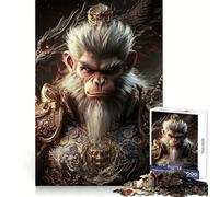 Puzzle Wukong Il Re Scimmia da 1000 pezzi per adolescenti, stimola la mente, crea un'atmosfera tranquilla, bordi uniformi, ideale per le vacanze (50x75cm)