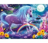 Puzzle XXL Ravensburger Licorne scintillante Collection Paillettes 100 pièces