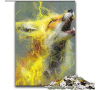 Puzzle Yellow Fox per adulti 2000 pezzi, giocattoli educativi per l'apprendimento, giochi per famiglie adatti per la decorazione della scrivania (70x100cm)