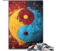 Puzzle Yin e Yang Tai Chi per adulti e adolescenti, gioco stimolante e gioco per famiglie, collezione di artisti, belle arti per età dai 14 anni in su (26x38cm)