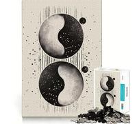 Puzzle Yin Yang Cosmos da 1000 pezzi per ragazzi,gioco di abilità mentale,taglio laser per un incastro perfetto,rilassante attività di gruppo al chiuso (50x75cm)