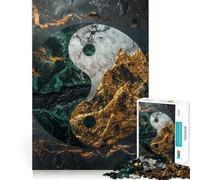 Puzzle Yin Yang Kintsugi Armonia,1000 pezzi,divertente gioco di allenamento cognitivo,pezzi ad incastro perfetti,regalo di compleanno,rompicapo (50x75cm)